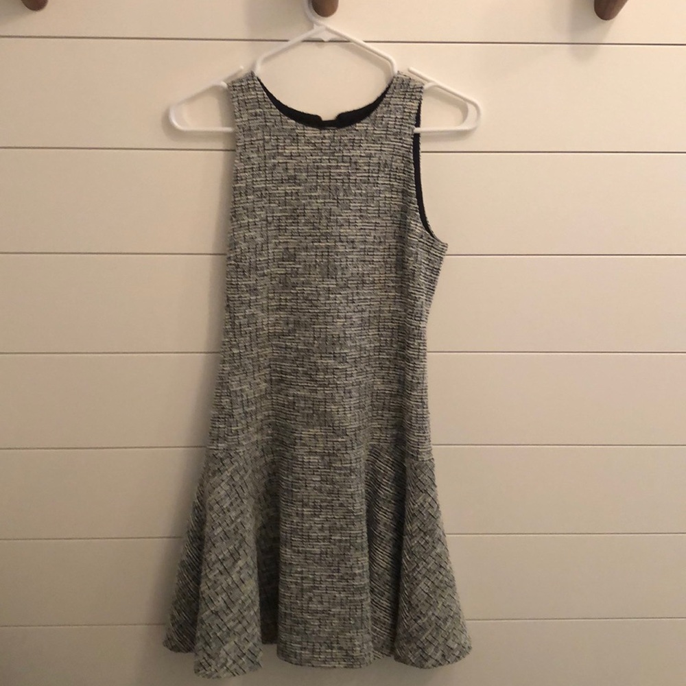 Banana Republic Drop Waist Grey/Black Dress